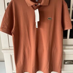 Lacoste Men's Polo Shirt in Warm Tan